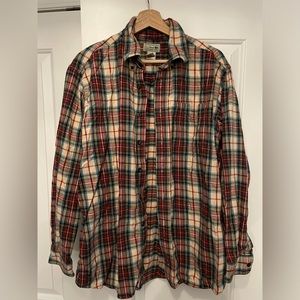 Mens LL Bean Flannel